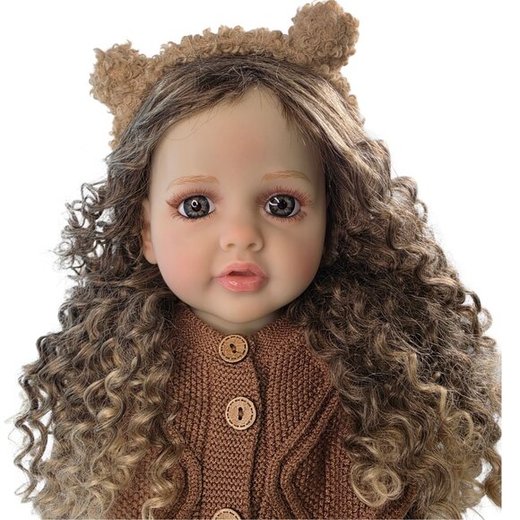 55 cm Babylistic Soft Silicone Vinyl Talking Reborn Doll - Picture 4 of 10